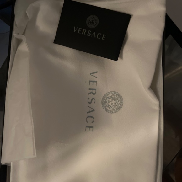 Size 38 White Thong Versace Flip Flop - Picture 5 of 6